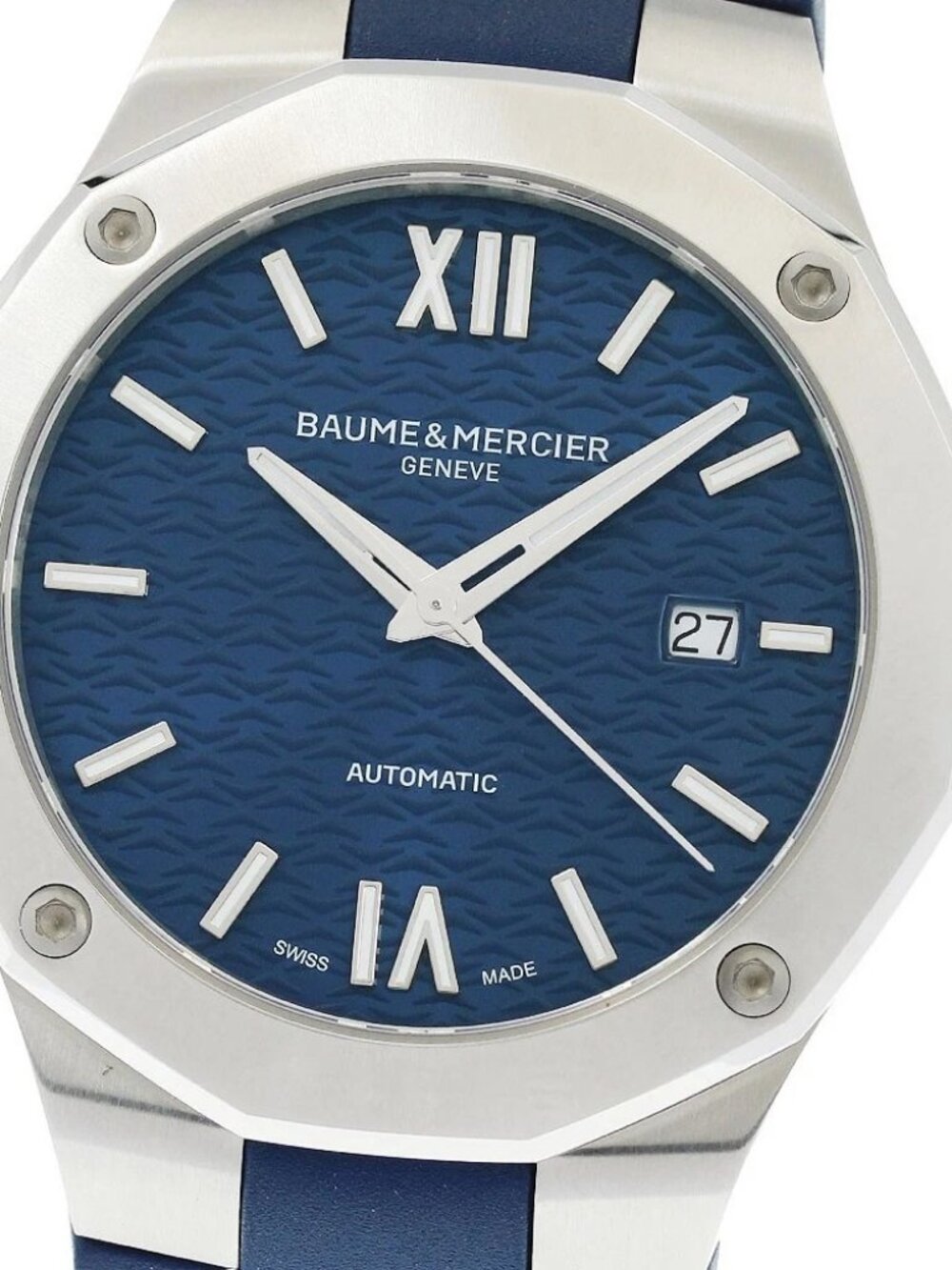 Baume & Mercier Riviera M0A10619 Date Blue Dial Automatic Men's Watch_952647